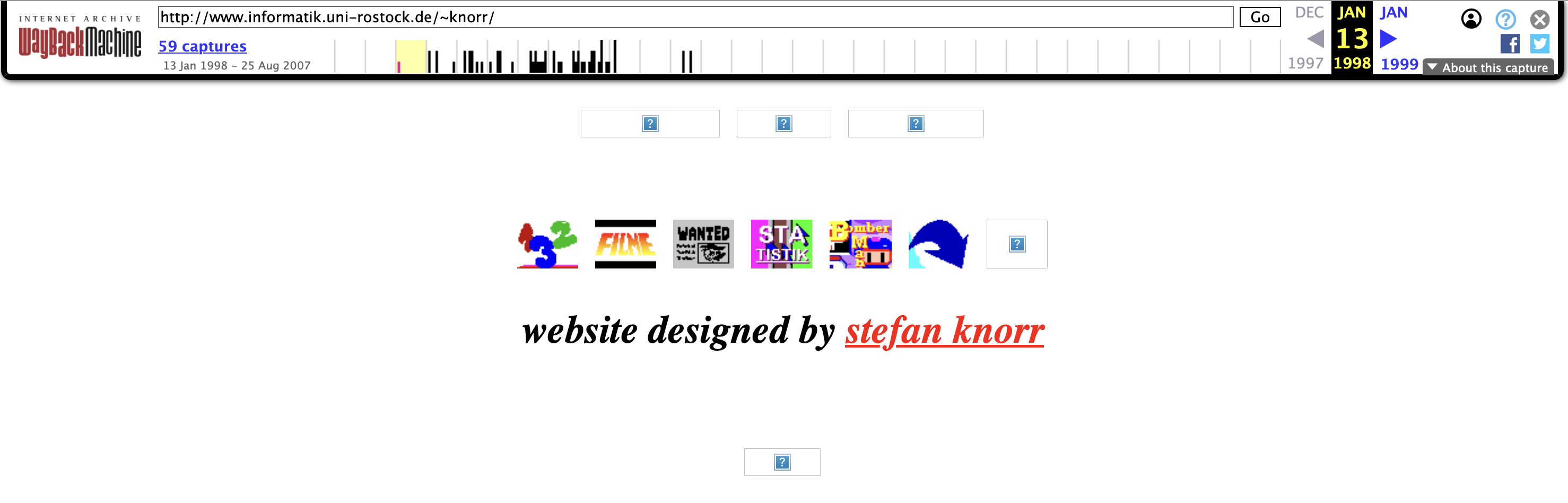 Stefan University Website • January 1998