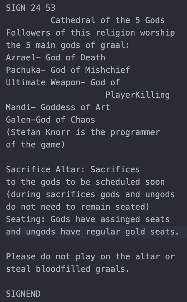 MandiChurch.graal Reveals Elders Became Gods