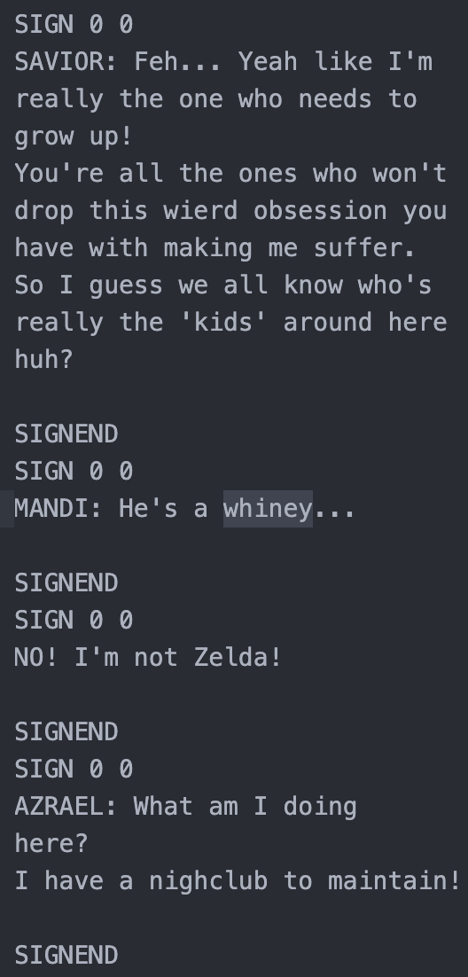 Levels Are Uploaded Online With NPCs of Mandi Calling Nick Whiny to Bully Him