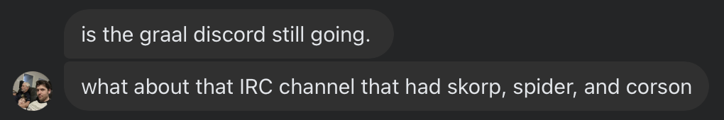 Ruby Asks About Spider's Chatroom