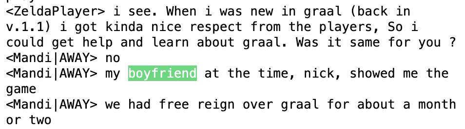 Zelda Player's Mandi Interview Reveals Nick Brought Mandi Into Graal