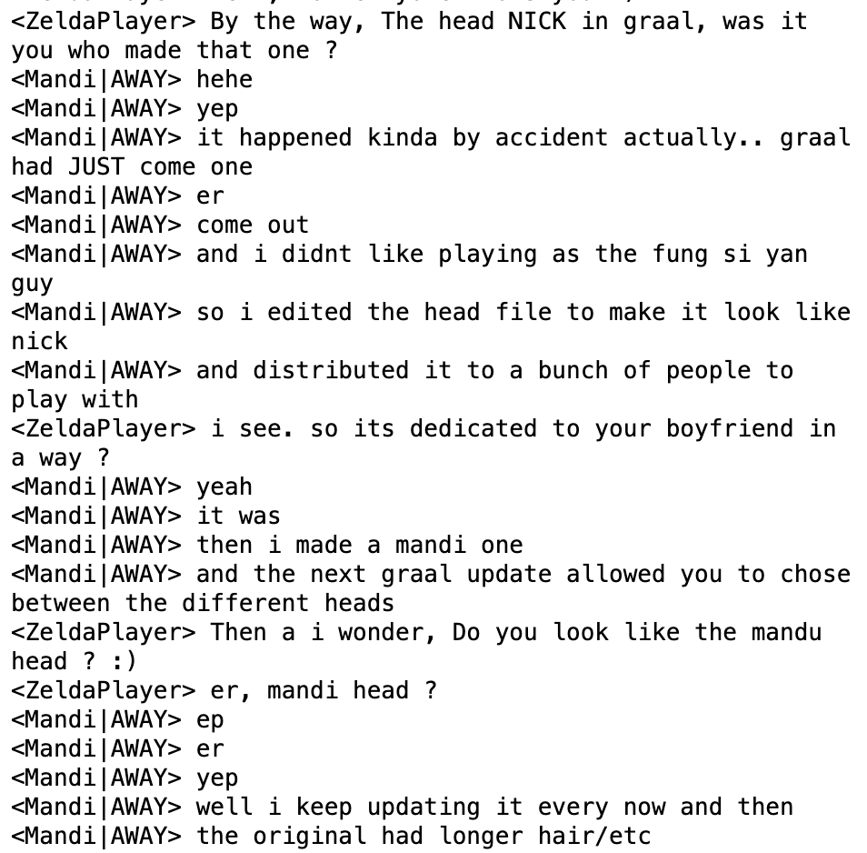 Zelda Player's Mandi Interview Reveals She Made Head1 and Head2
