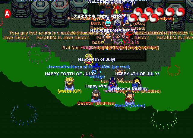 Stefan Welcomes Destiny to the Graal Classic Server • July 4th, 2000