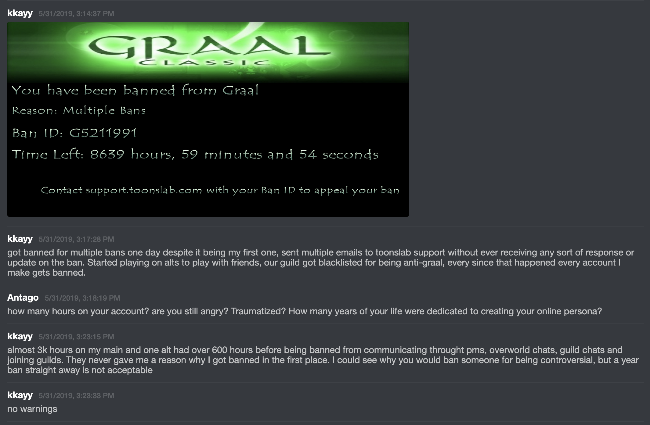 Screenshot taken from an archived copy of the 2019 Mongerz Discord server.