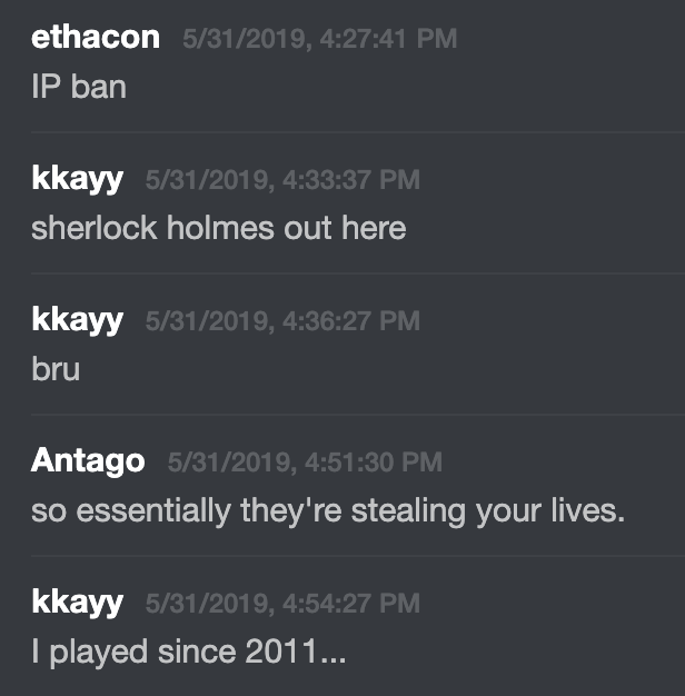 Screenshot taken from an archived copy of the 2019 Mongerz Discord server.
