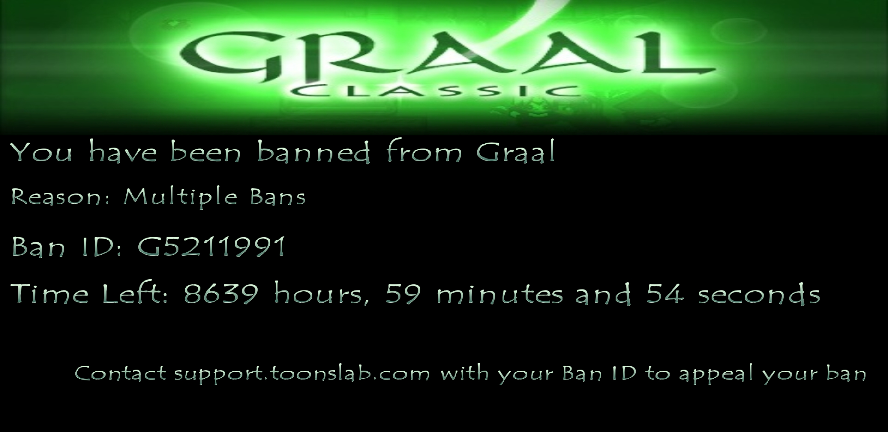 kkayy banned for an entire year, allegedly without due cause or warning.