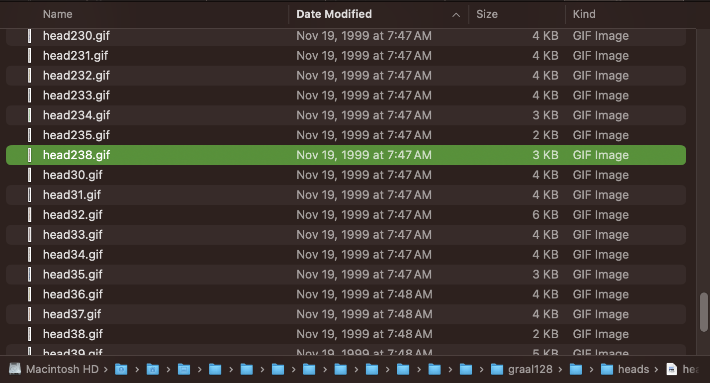 Headfill Gap Observed in Archives