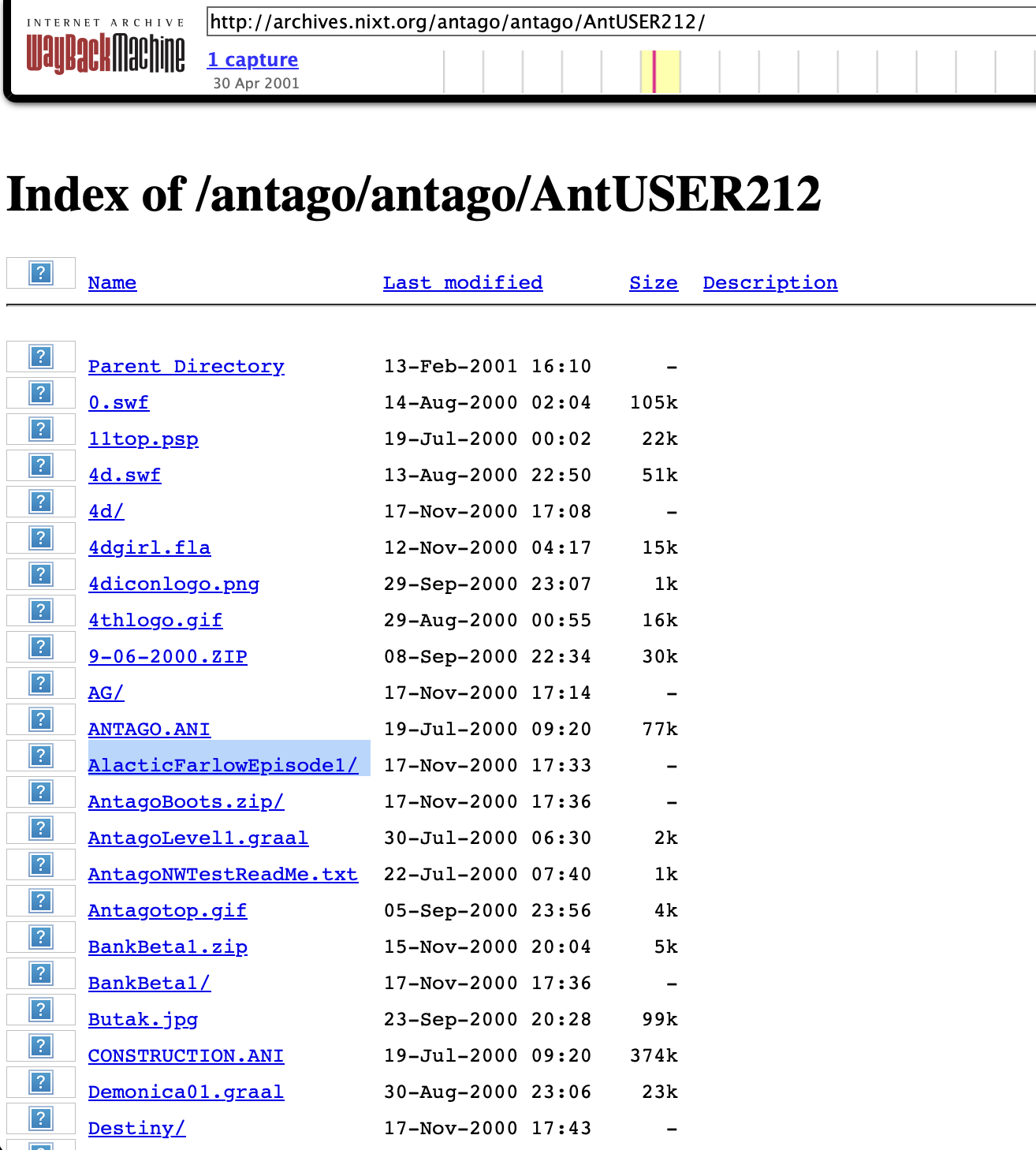 Nixt.org • Antago's Leaked Hard Drive • Alactic Farlow episode 1